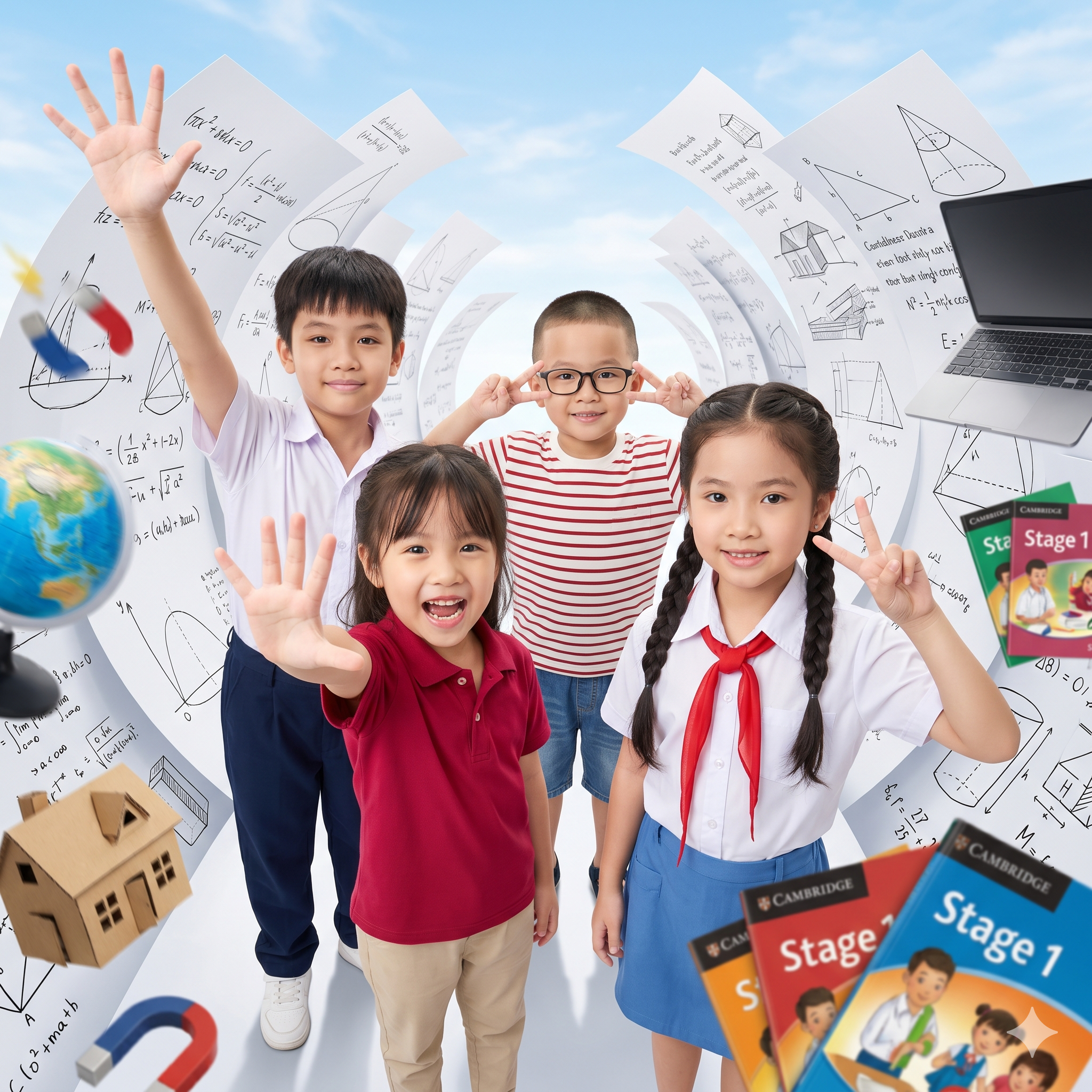 Học sinh CorEdu khám phá Toán và Khoa học bằng tiếng Anh